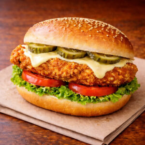 Crispy Chicken Burger Combo
