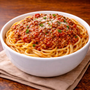 Spaghetti with Pasta Sauce