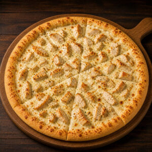 Chicken Alfredo Pizza